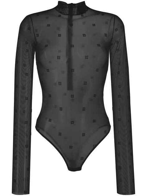 givenchy underwear|givenchy black sheer bodysuit.